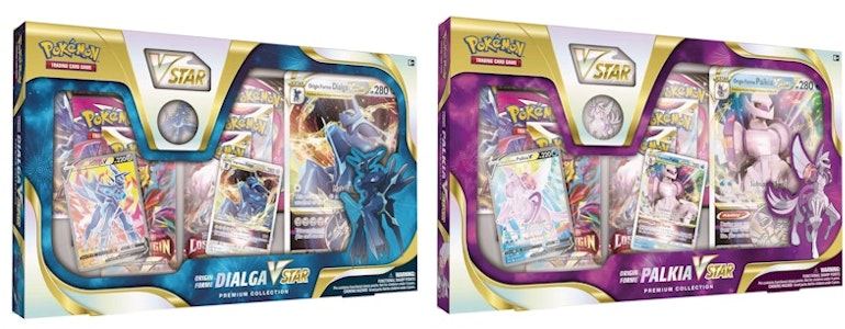 Kotak Bundle 2x Pokémon TCG Sword & Shield Origin Forme Dialga & Palkia VSTAR Premium Buy Kotak Bundle 2x Pokémon TCG Sword & Shield Origin Forme Dialga & Palkia VSTAR Premium