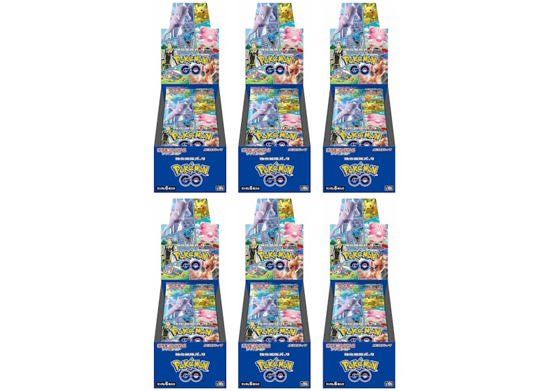 Pokémon TCG Sword & Shield Pokémon GO Booster Box (Japanese) 6x Lot