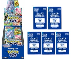 Pokémon TCG Sword & Shield Pokémon GO Booster Box + 5x Promo Card Pack Bundle (Japanese) Pokémon TCG Sword & Shield Pokémon GO Booster Box + 5x Promo Card Pack Bundle (Japanese)