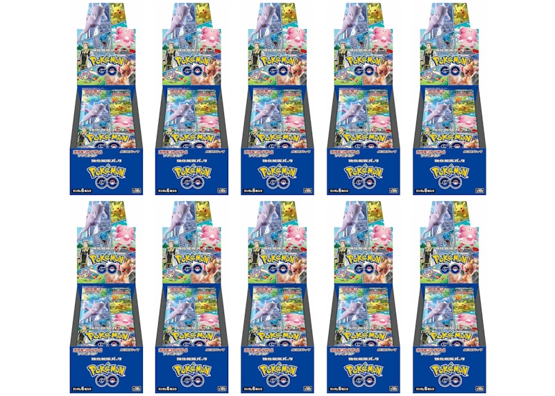 Poké TCG S&S Pokémon GO Booster Box (JP) 10x Lot