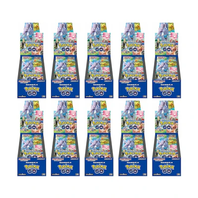 Poké TCG S&S Pokémon GO Booster Box (JP) 10x Lot