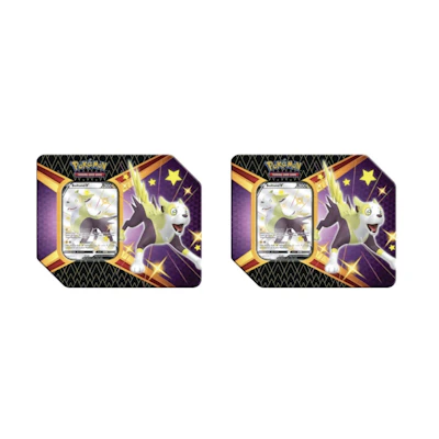 Pokémon TCG Sword & Shield Shining Fates Boltund V Tin 2X Lot