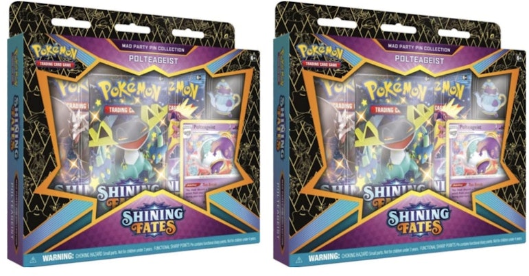pokemon-tcg-sword-and-shield-shining-fates-mad-party-pin-collection-polteageist-2x-lot