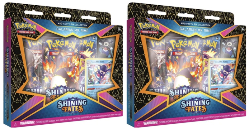 Buy 宝可梦卡牌 剑盾 闪光命运狂欢派对别针收藏 - 伽勒尔呆呆宴 2件套装