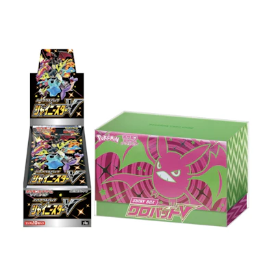 Poké TCG S&S Shiny Star V and Shiny Crobat V Box Bundle (JP)