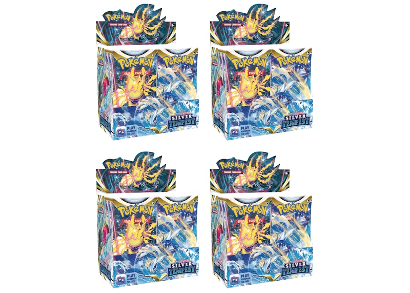 Buy Kotak Booster Pokémon TCG Sword & Shield Silver Tempest 4x Lot