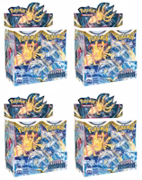 Kotak Booster Pokémon TCG Sword & Shield Silver Tempest 4x Lot Buy Kotak Booster Pokémon TCG Sword & Shield Silver Tempest 4x Lot