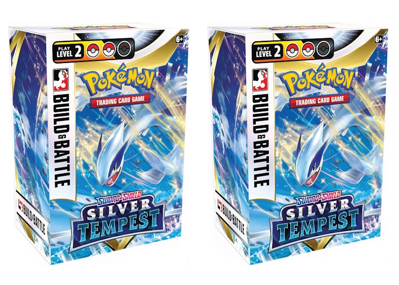 Buy Pokémon TCG Sword & Shield Silver Tempest Build dan Battle Box 2x Lot