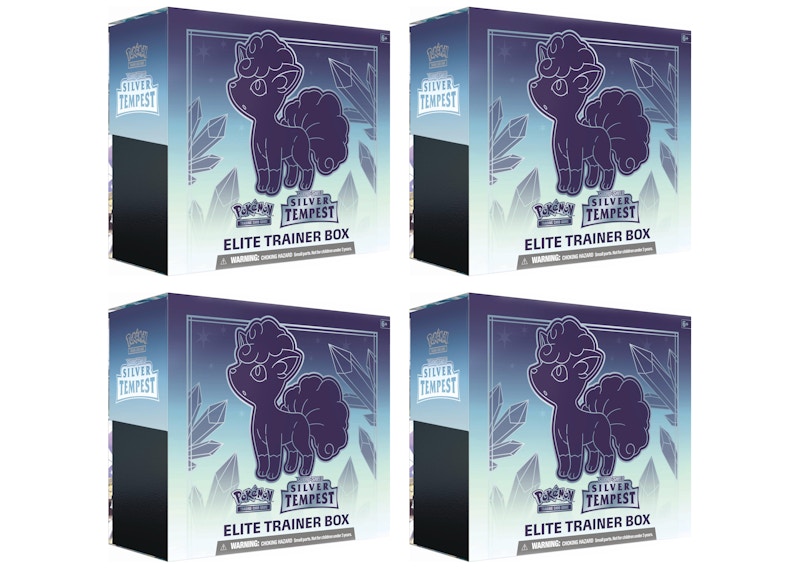 Buy Kotak Latihan Elite Pokémon TCG Sword & Shield Silver Tempest 4x Lot