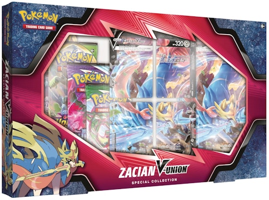 Pokémon TCG Sword & Shield Zacian V-UNION Special Collection Box Buy Pokémon TCG Sword & Shield Zacian V-UNION Special Collection Box