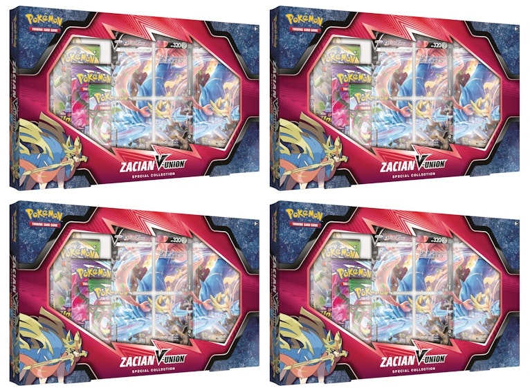 pokemon-tcg-sword-and-shield-zacian-v-union-special-collection-box-4x-lot