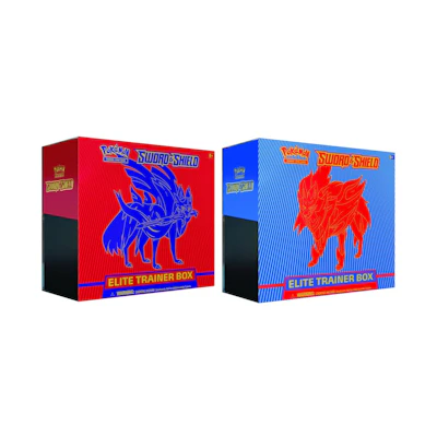Poké TCG S&S Zacian/Zamazenta Elite Trainer Box 2x Bundle