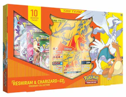 Pokémon TCG Tag Team GX Premium Collection Reshiram & Charizard Box Pokémon TCG Tag Team GX Premium Collection Reshiram & Charizard Box