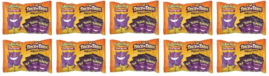 Paket Bundle Pokémon TCG Trick or Trade Halloween (40 Packs) 10x Lot Buy Paket Bundle Pokémon TCG Trick or Trade Halloween (40 Packs) 10x Lot