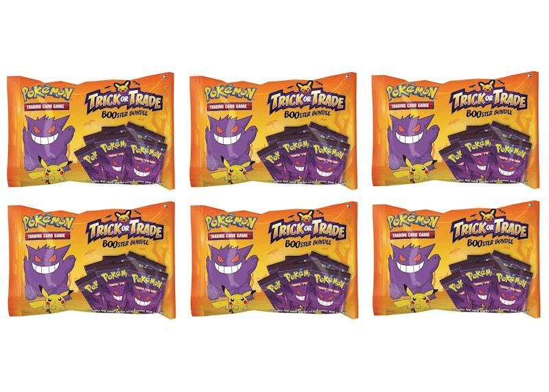 Buy 寶可夢集換式卡牌遊戲「萬聖節詭變交易」增強包（40包）六件組