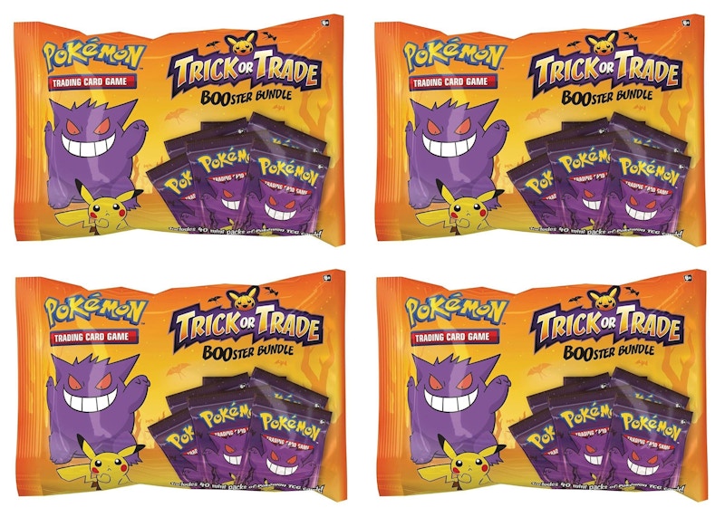 Buy Paquete Pokémon TCG Trick or Trade Halloween Booster (40 Sobres) Lote x4