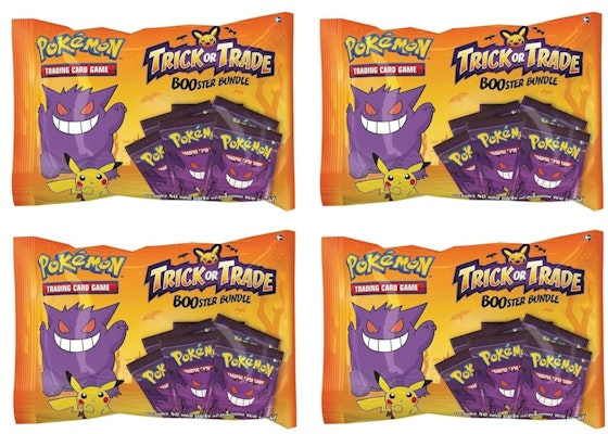 Paquete Pokémon TCG Trick or Trade Halloween Booster (40 Sobres) Lote x4 Buy Paquete Pokémon TCG Trick or Trade Halloween Booster (40 Sobres) Lote x4