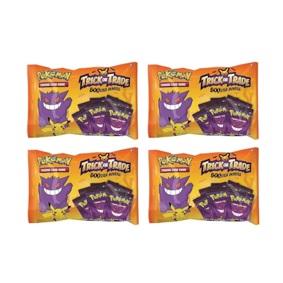 Poké TCG Trick or Trade Halloween Booster Bundle (40 Packs) 4x Lot
