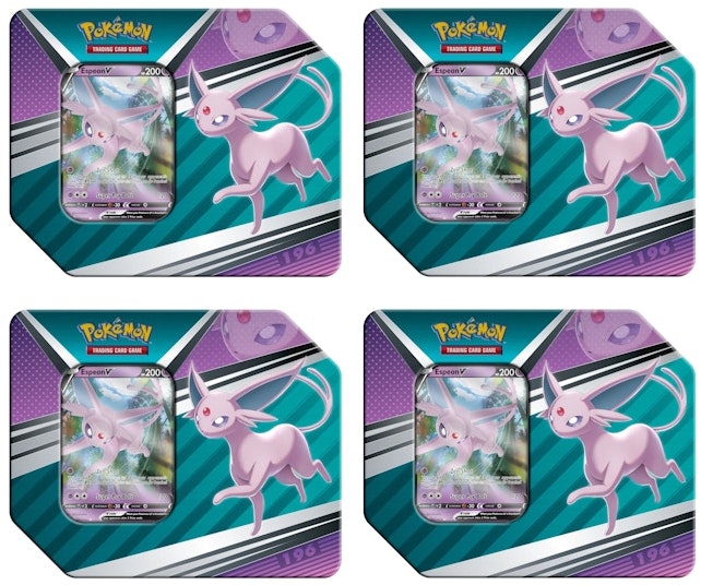 pokemon-tcg-v-heroes-espeon-v-tin-5-packs-4x-lot