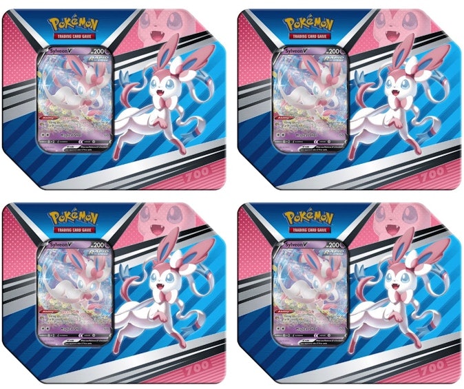 pokemon-tcg-v-heroes-sylveon-v-tin-5-packs-4x-lot