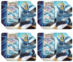 Lote de 4 Latas Pokémon TCG V Strikers Empoleon V Buy Lote de 4 Latas Pokémon TCG V Strikers Empoleon V