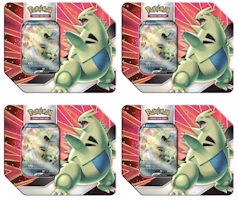 Lote de 4 Latas Pokémon TCG V Strikers Tyranitar V Buy Lote de 4 Latas Pokémon TCG V Strikers Tyranitar V