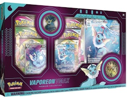 Caja Premium Pokémon TCG Vaporeon V VMAX (Versión US) Buy Caja Premium Pokémon TCG Vaporeon V VMAX (Versión US)