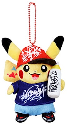 Pokemon Shibuya Center Pikachu Graffiti Plush Keychain Buy Pokemon Shibuya Center Pikachu Graffiti Plush Keychain