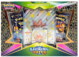 Pokemon TCG Shining Fates Shiny Eldegoss V Collection Box Pokemon TCG Shining Fates Shiny Eldegoss V Collection Box