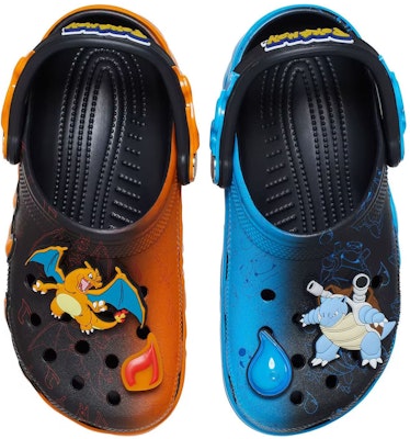 Pokemon x Crocs Classic Clog 'Charizard vs. Blastoise' 211346-90H Shop Pokemon x Crocs Classic Clog 'Charizard vs. Blastoise' 211346-90H