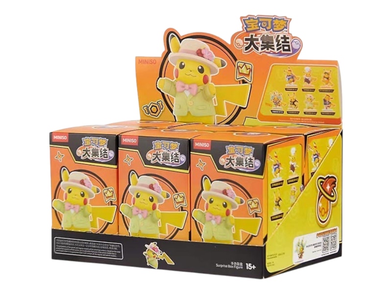 Pokemon x Miniso Top Toy Unite Series Pikachu Figure Sealed Case (6 Blind Box)