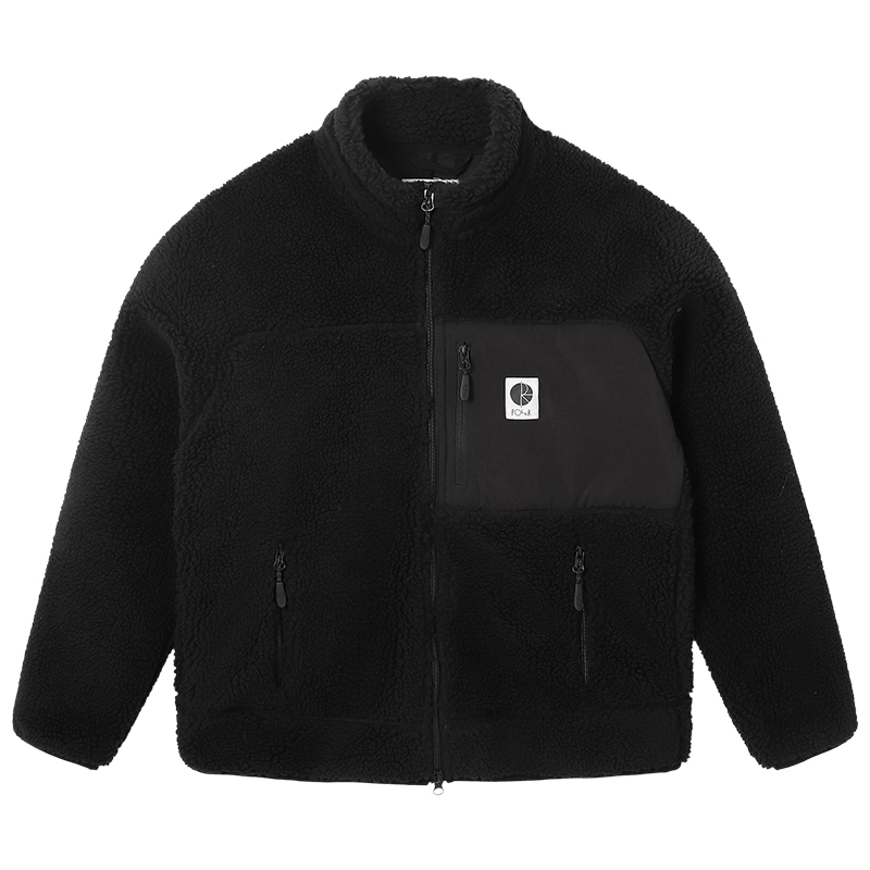 Polar Skate Co Fleece Patchwork Pocket Jacket Unisex PSCFW22001