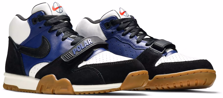 POLAR SKATE CO x Nike Air Trainer 1 中筒 復古籃球鞋 男款 藍白 Cheap POLAR SKATE CO x Nike Air Trainer 1 中筒 復古籃球鞋 男款 藍白