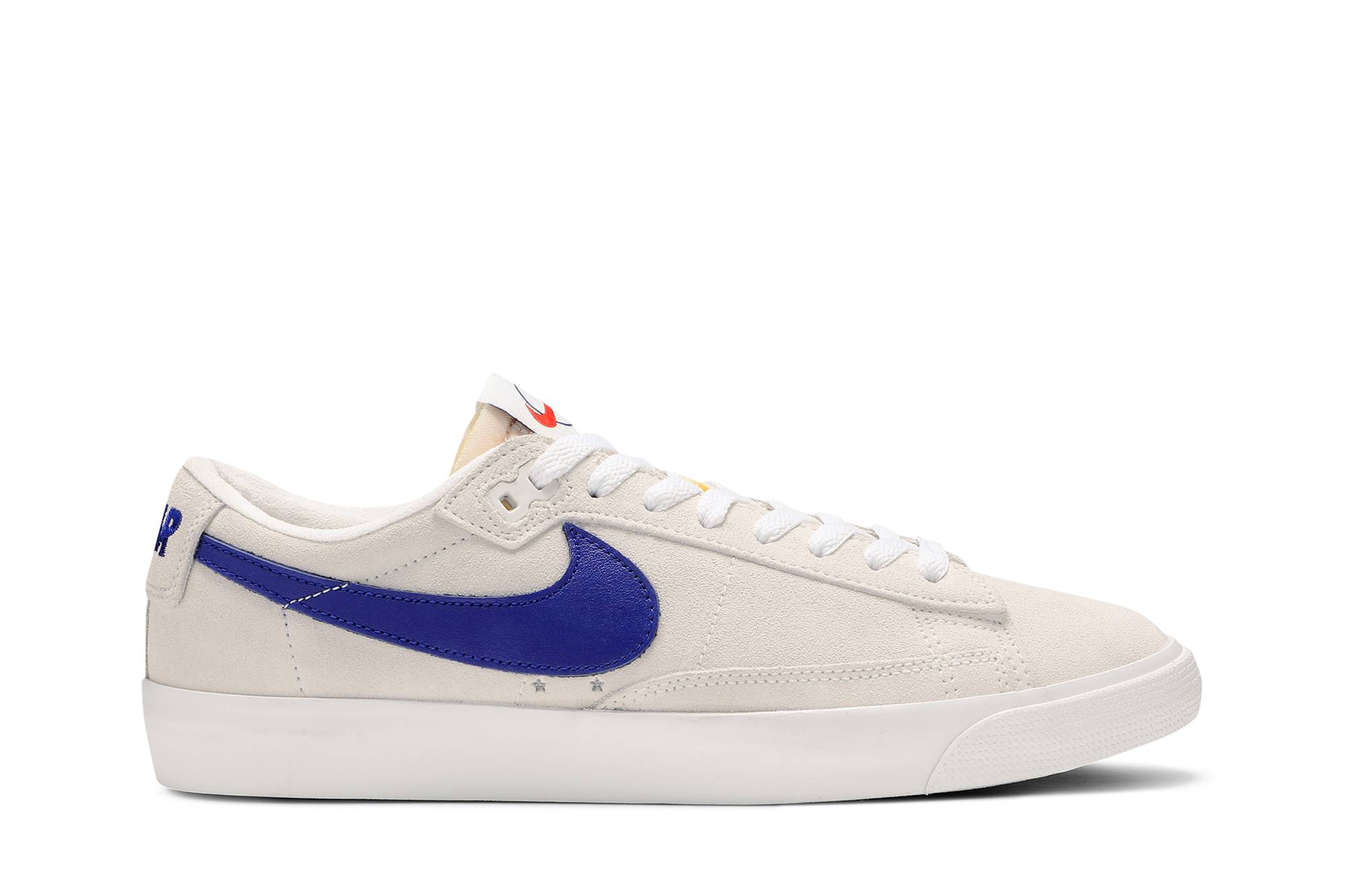 Polar Skate Co x Nike SB Blazer Low QS Summit White Deep Royal AV3028