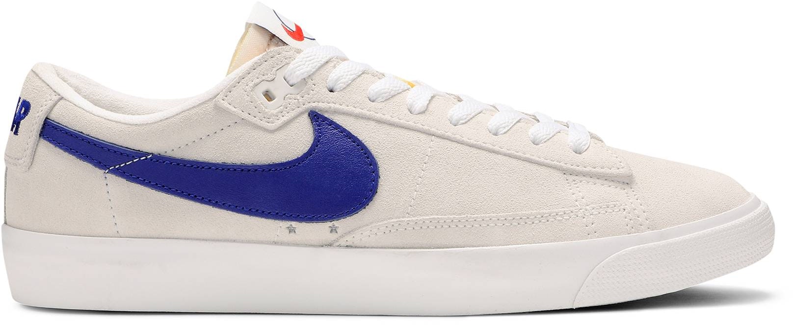 Polar Skate Co x Nike SB Blazer Low QS Summit White Deep Royal AV3028