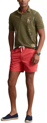 Polo Ralph Lauren 全面印花短袖POLO衫 绿色 710904459-001 Lookbook Polo Ralph Lauren 全面印花短袖POLO衫 绿色 710904459-001