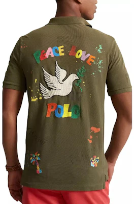 Polo Ralph Lauren 全面印花短袖POLO衫 绿色 710904459-001 Shop Polo Ralph Lauren 全面印花短袖POLO衫 绿色 710904459-001
