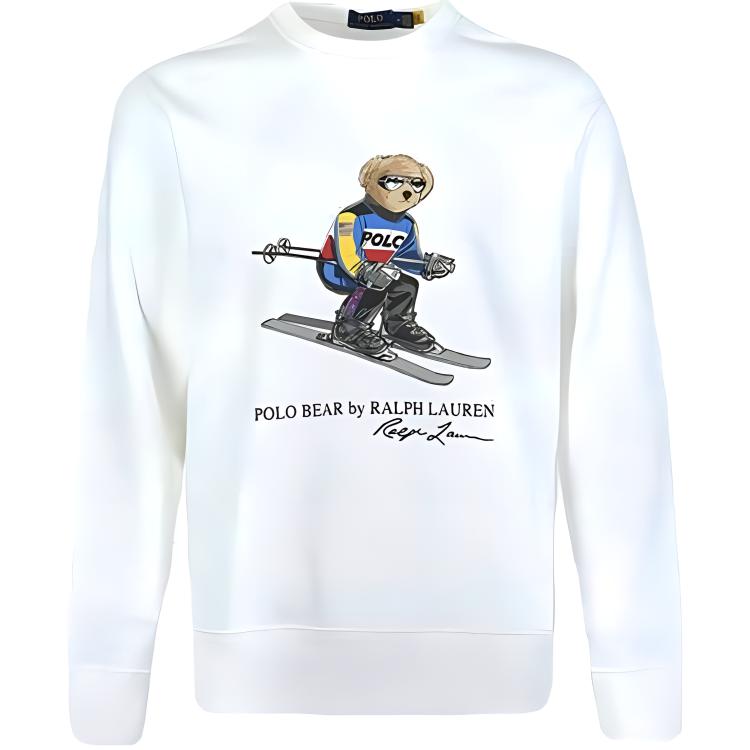 Polo Ralph Lauren  Animal Alphabet Print Crewneck Sweatshirt Long Sleeve. 710852455-008