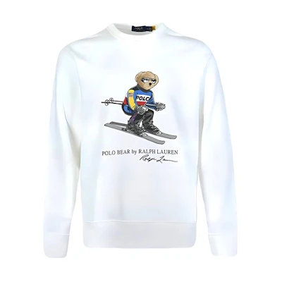 Polo Ralph Lauren Animal Alphabet Print Crewneck Sweatshirt Long Sleeve. 710852455-008
