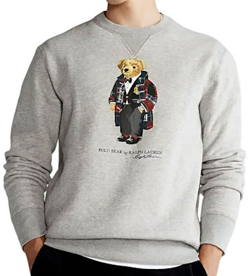 Polo Ralph Lauren Baju Sweatshirt Long Sleeve Cetakan Animal Alphabet. 710852455-008 1