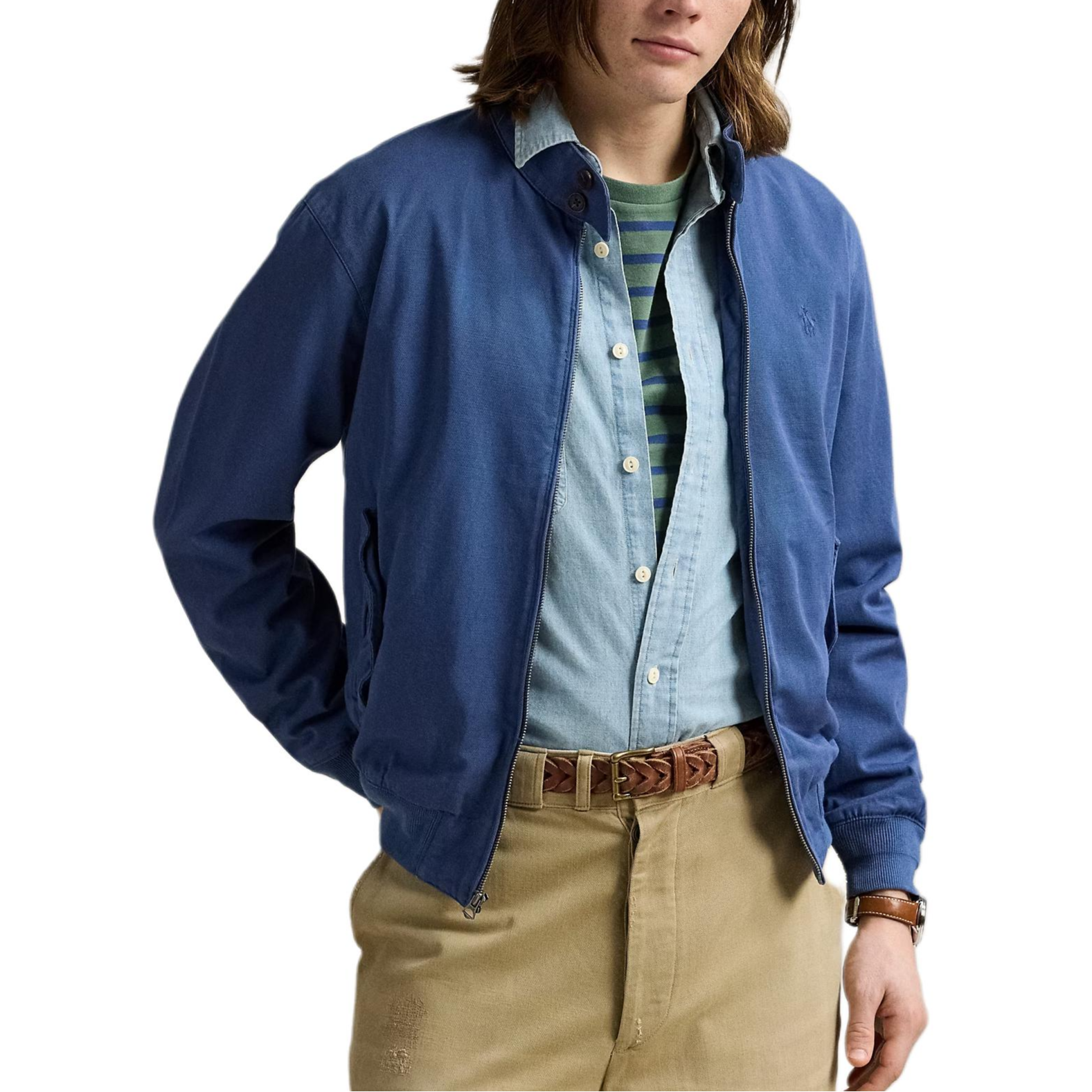 Lookbook Chaqueta de Denim de Algodón Polo Ralph Lauren Bedford Old Royal. 710970569-001