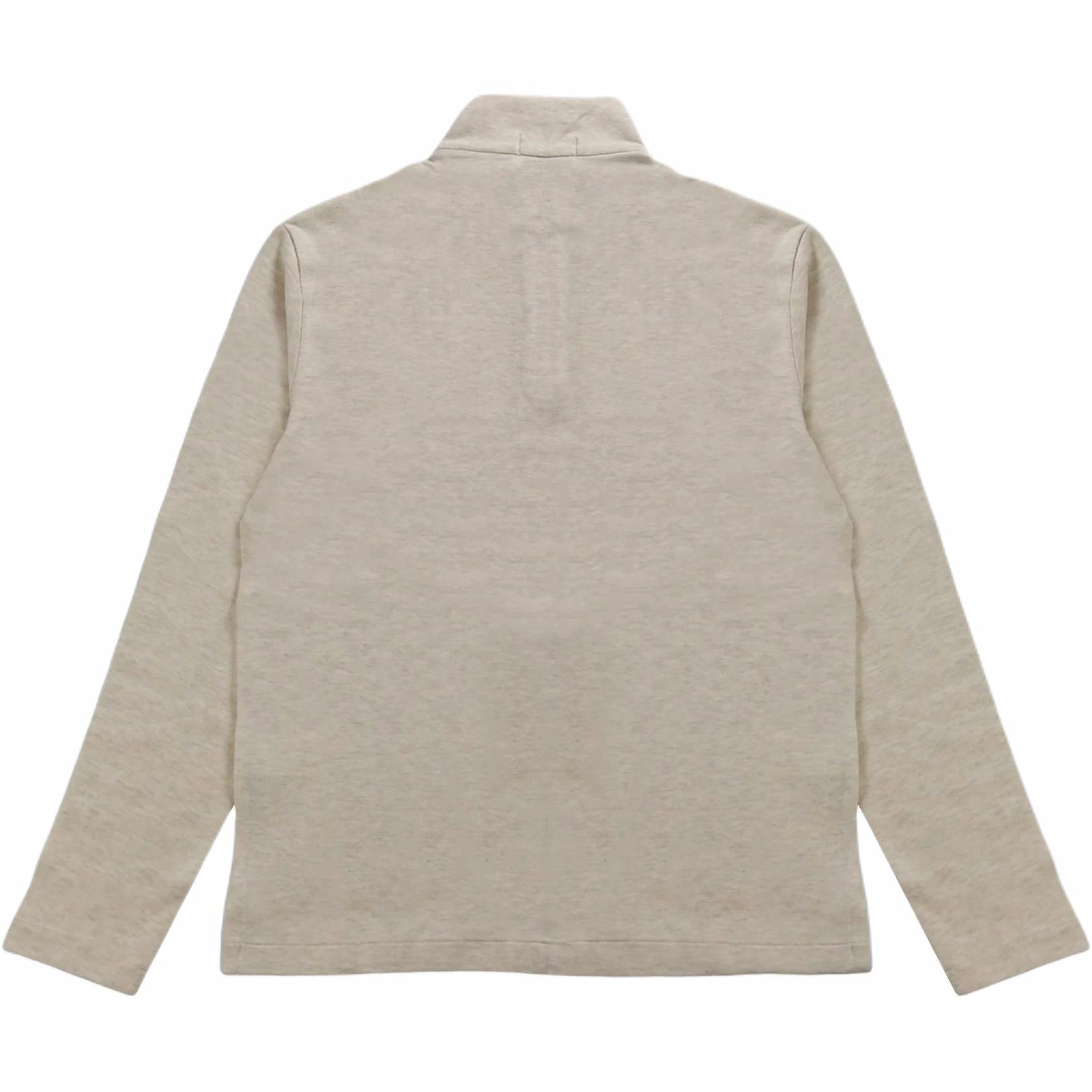 Lookbook 폴로 랄프 로렌 베이지 자카드 자수 긴소매 폴로 셔츠 710964531-005