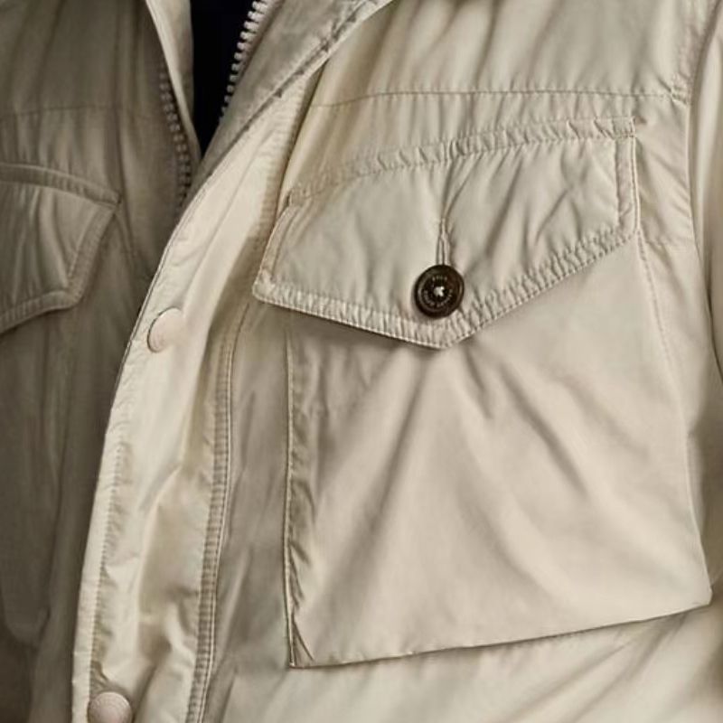 Polo Ralph Lauren  Beige Solid Zip-Up Collared Long-Sleeve Jacket 710818787-007 圖 5