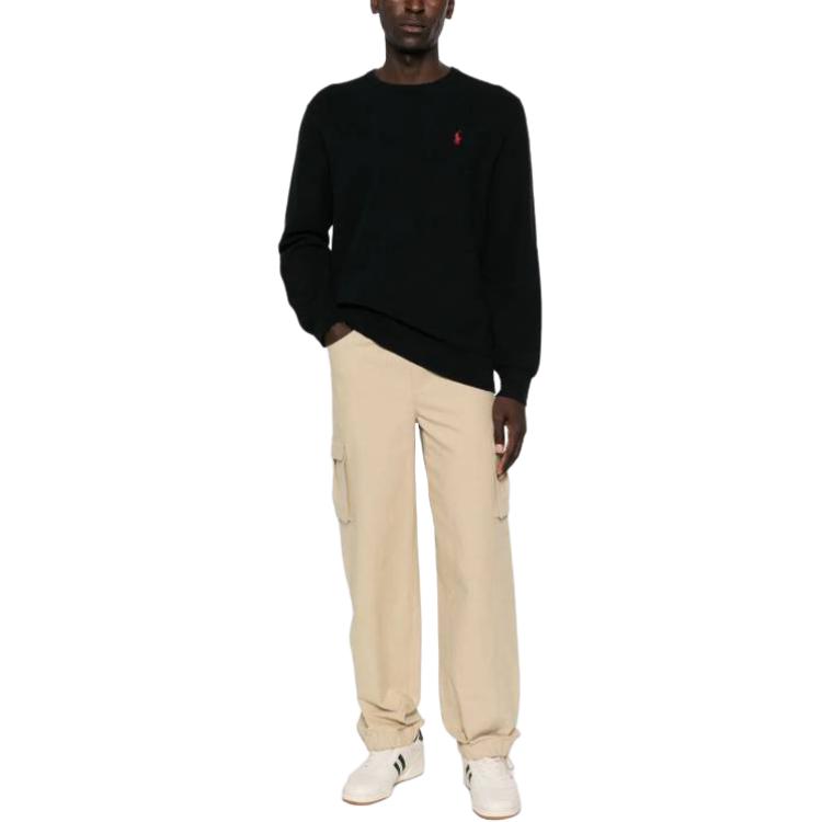 Polo Ralph Lauren  Black Crewneck Long Sleeve Cotton Sweatshirt with Graphic. 710918163-003 圖 5