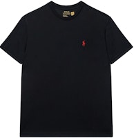 Polo Ralph Lauren Black Crewneck Short Sleeve T-Shirt Solid Color 710865767-001 Polo Ralph Lauren Black Crewneck Short Sleeve T-Shirt Solid Color 710865767-001