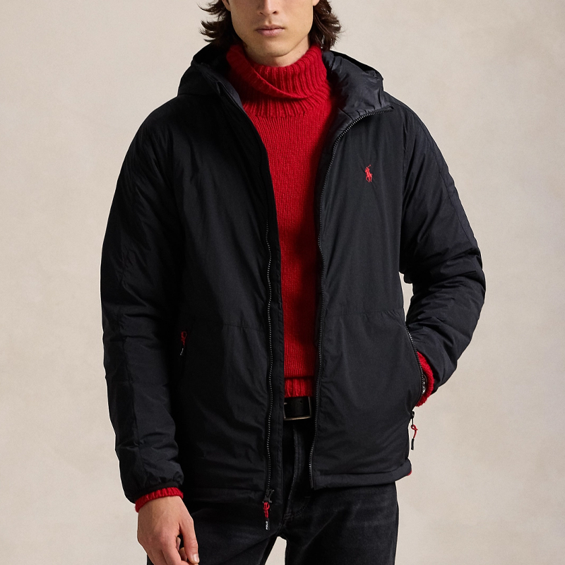 Polo Ralph Lauren  Black Half-Zip Mock Neck Jacket with Drawstring Hem. 710938531-002 圖 3