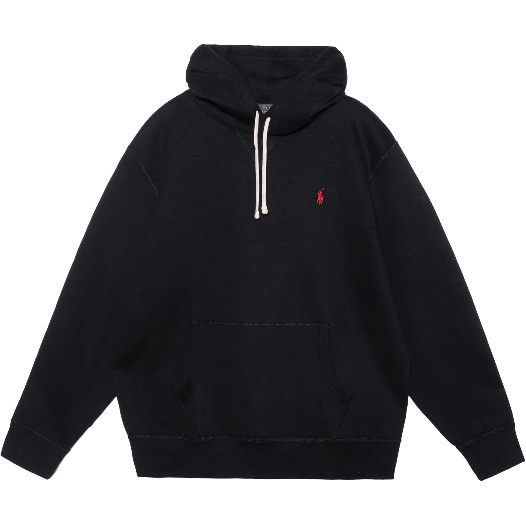 Polo Ralph Lauren  Black Hoodie with Logo Embroidery. 710766778-008
