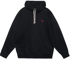 Polo Ralph Lauren Black Hoodie with Logo Embroidery. 710766778-008 Polo Ralph Lauren Black Hoodie with Logo Embroidery. 710766778-008