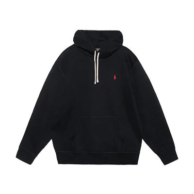 Polo Ralph Lauren Black Hoodie with Logo Embroidery. 710766778-008