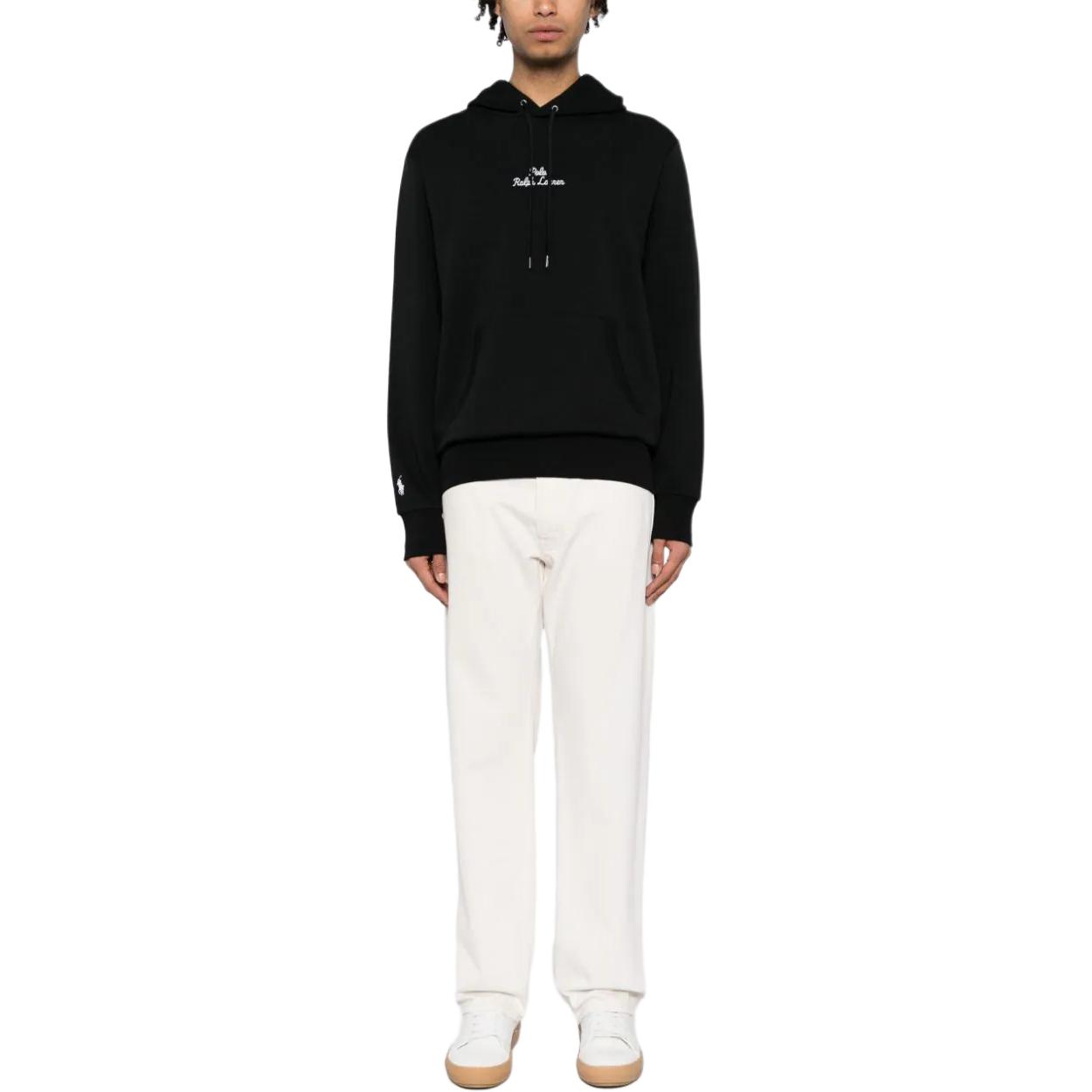 Lookbook Polo Ralph Lauren黑色连帽衫绣标长袖休闲服 710936586-001